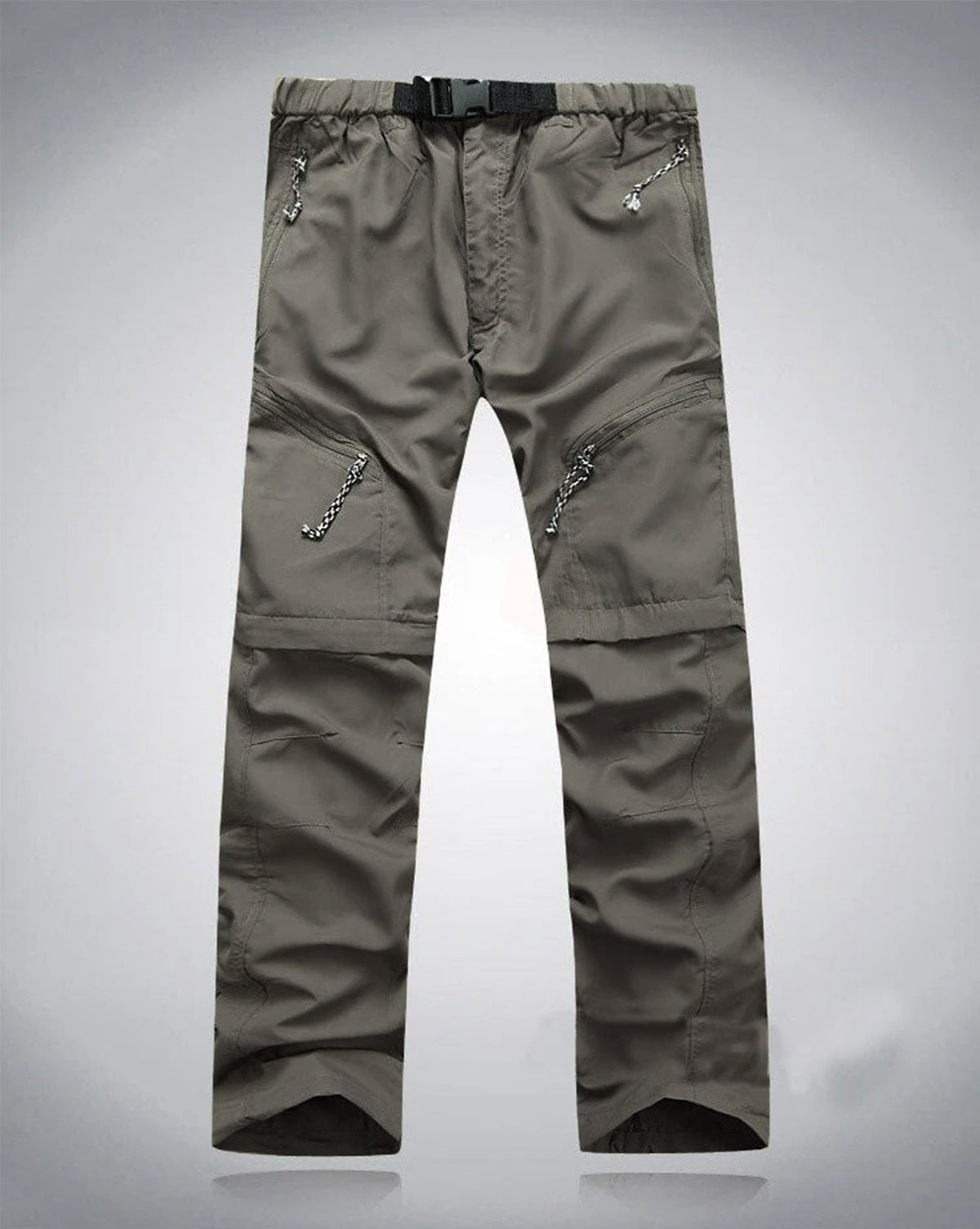 Pantaloni Convertibili da Uomo con Vita Elastica e Cerniere