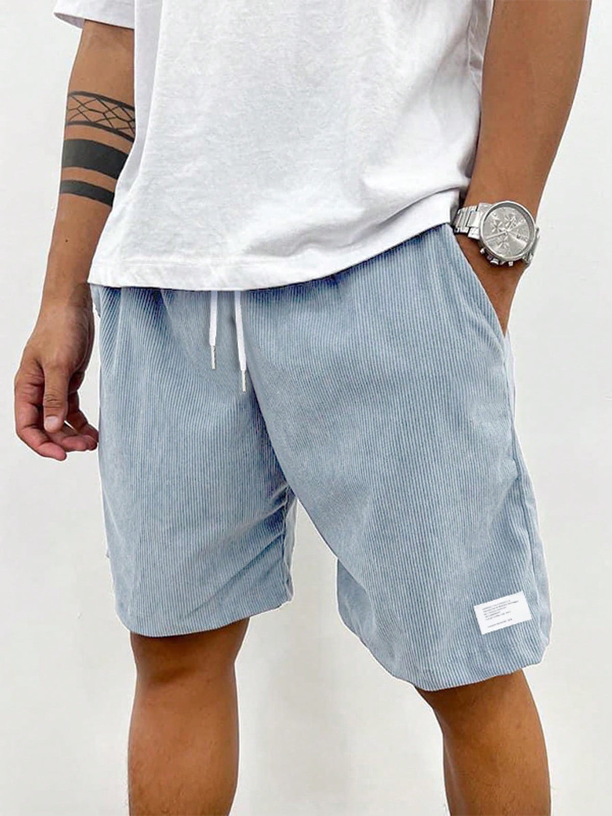 Pantaloncini in Velluto a Coste da Uomo – Shorts Comodi con Stretch e Stile Intramontabile