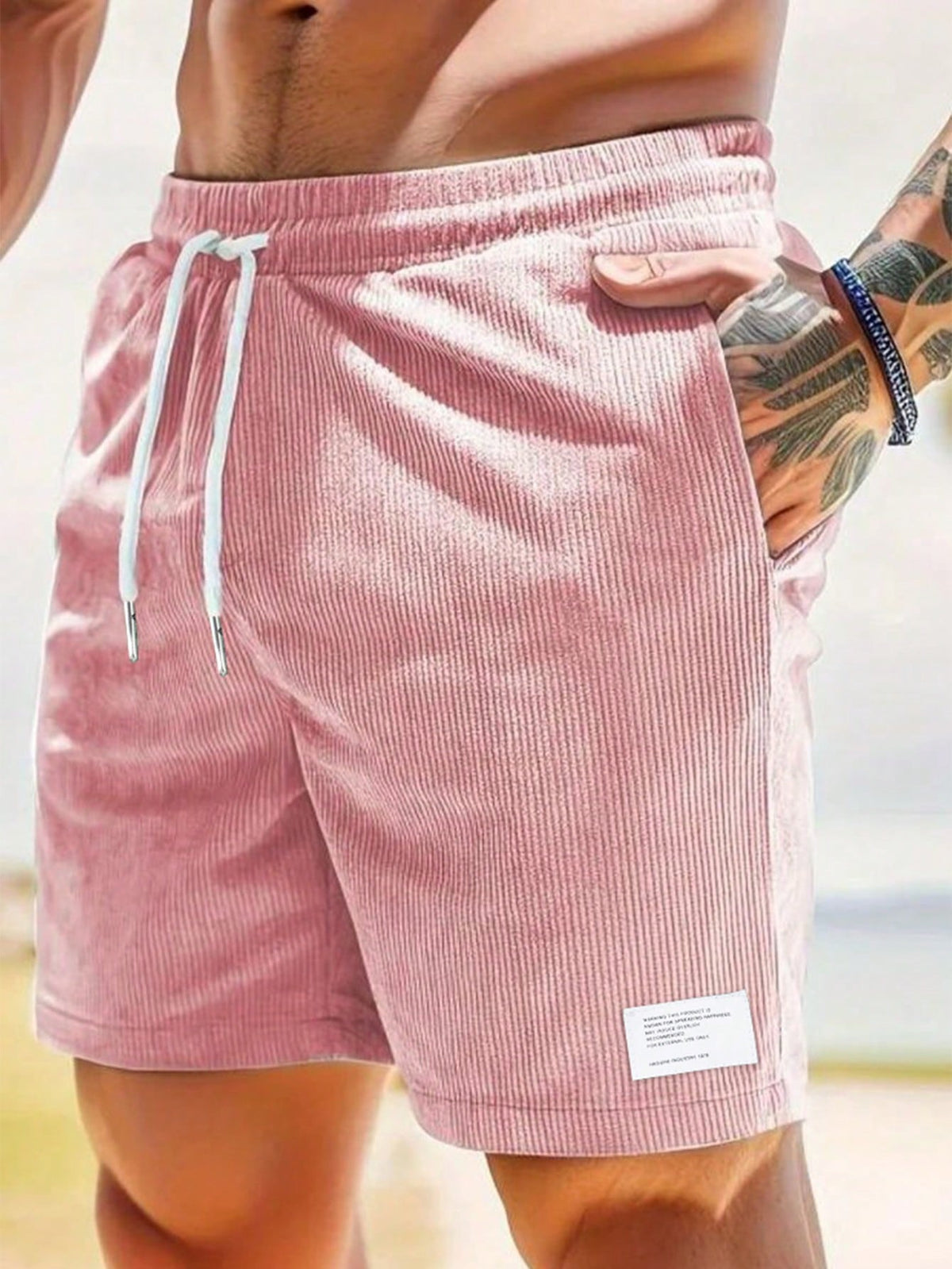 Pantaloncini in Velluto a Coste da Uomo – Shorts Comodi con Stretch e Stile Intramontabile