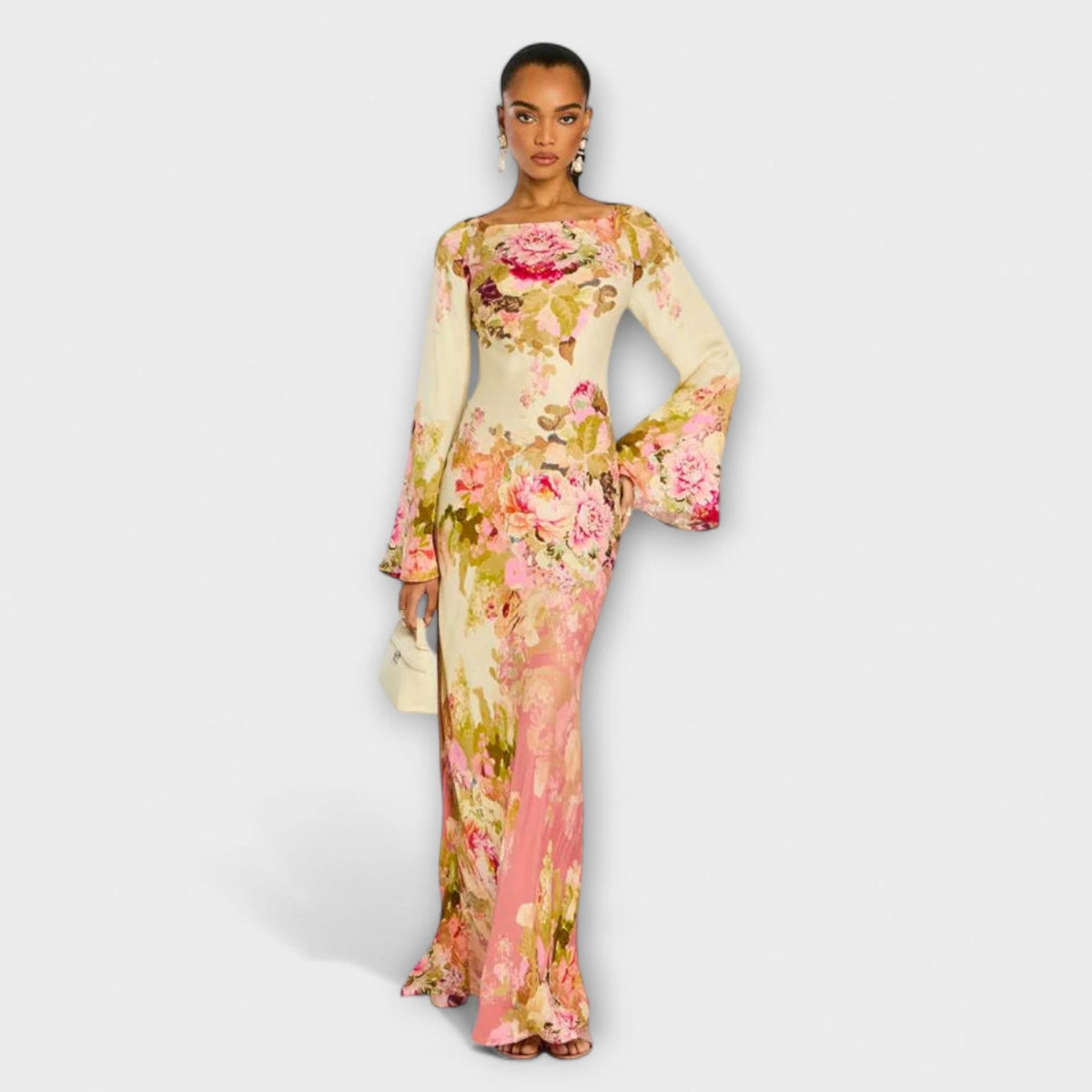 Abito Maxi Elegante per Celebrazioni all'Aperto