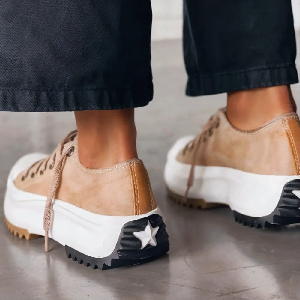 Elisa™ | Sneaker con Plateau in Pelle da Donna