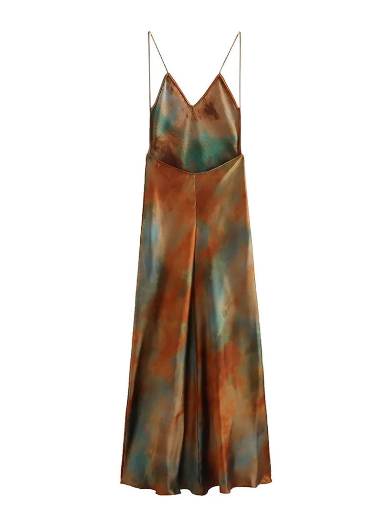Abito lungo fresco ed elegante