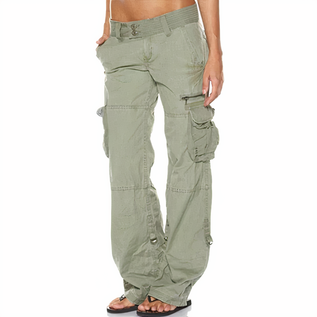 Pantaloni Cargo Lunghi da Donna