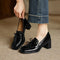 Eleganti Mocassini Dorothy con Tacco per Occasioni di Classe