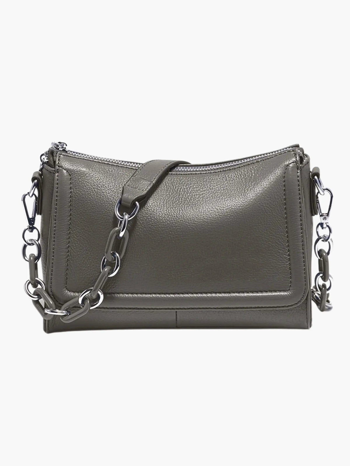 Ada | Borsa a tracolla in pelle bianca elegante