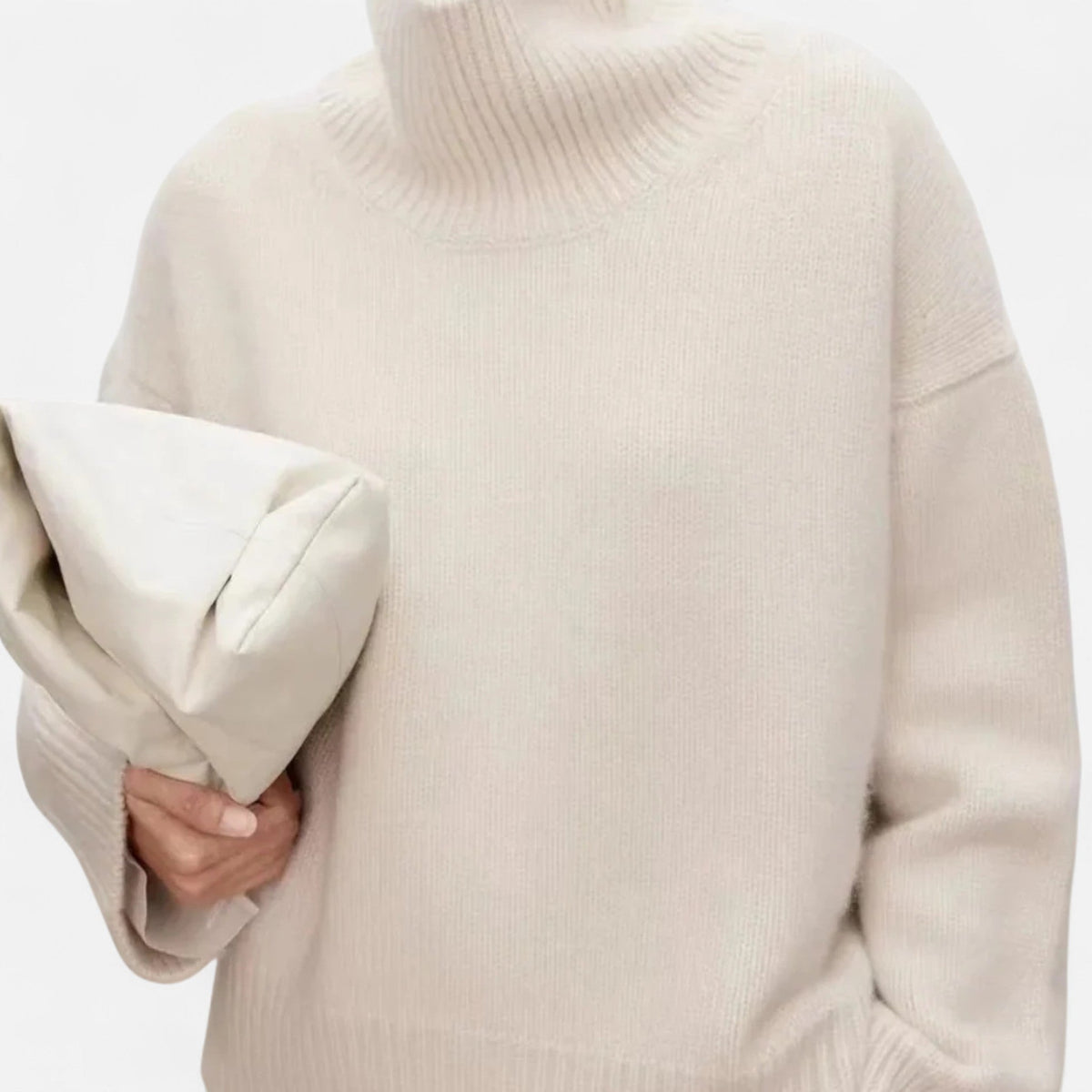 Maglione in lana da donna – Eleganza senza tempo a collo alto