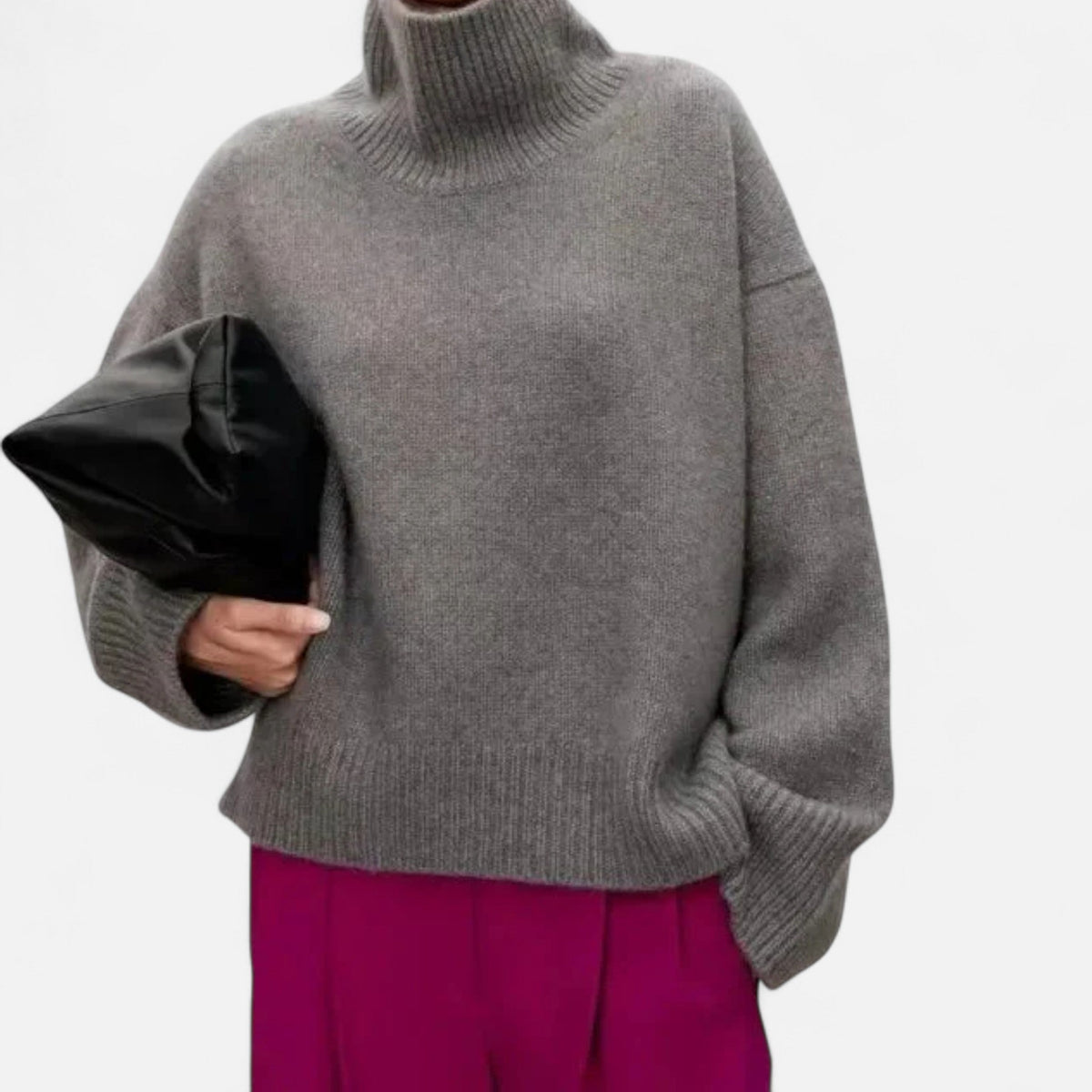 Maglione in lana da donna – Eleganza senza tempo a collo alto