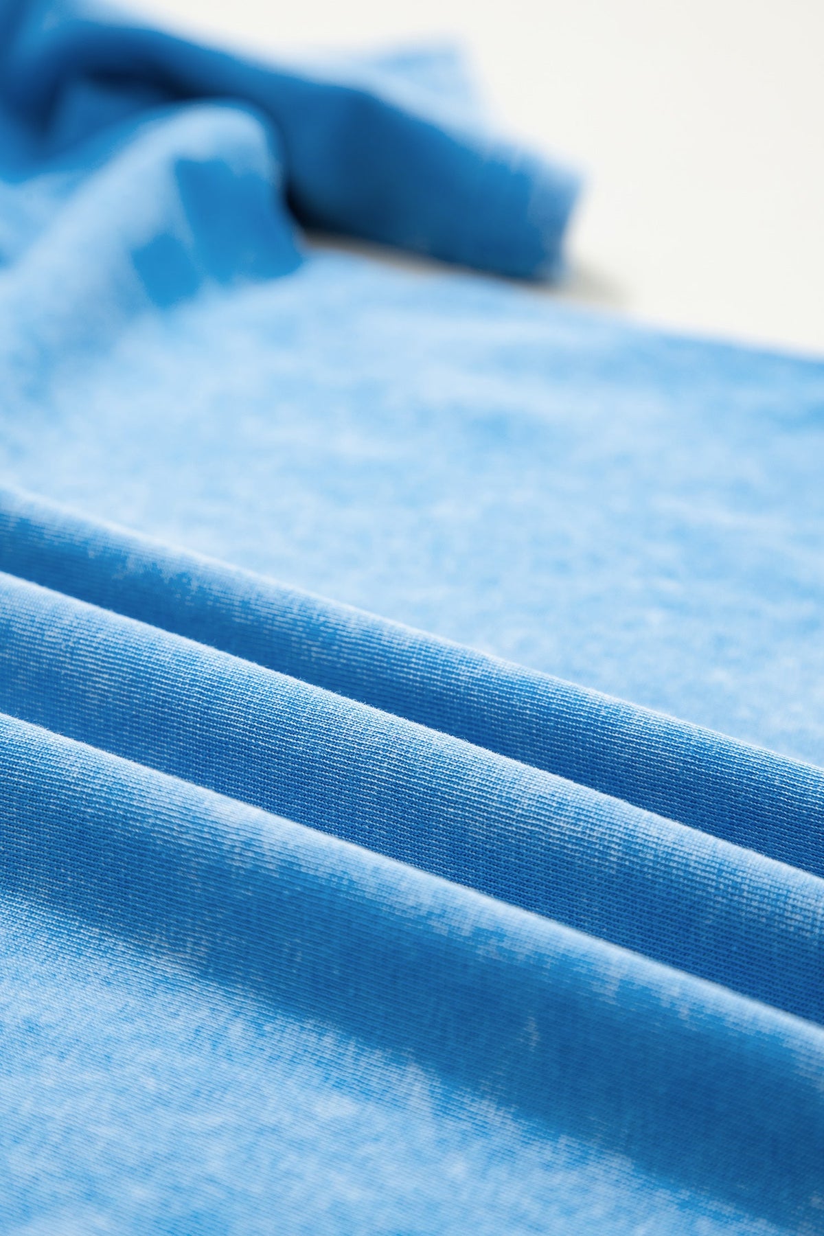 T-shirt Oversize Blu Effetto Lavaggio Minerale