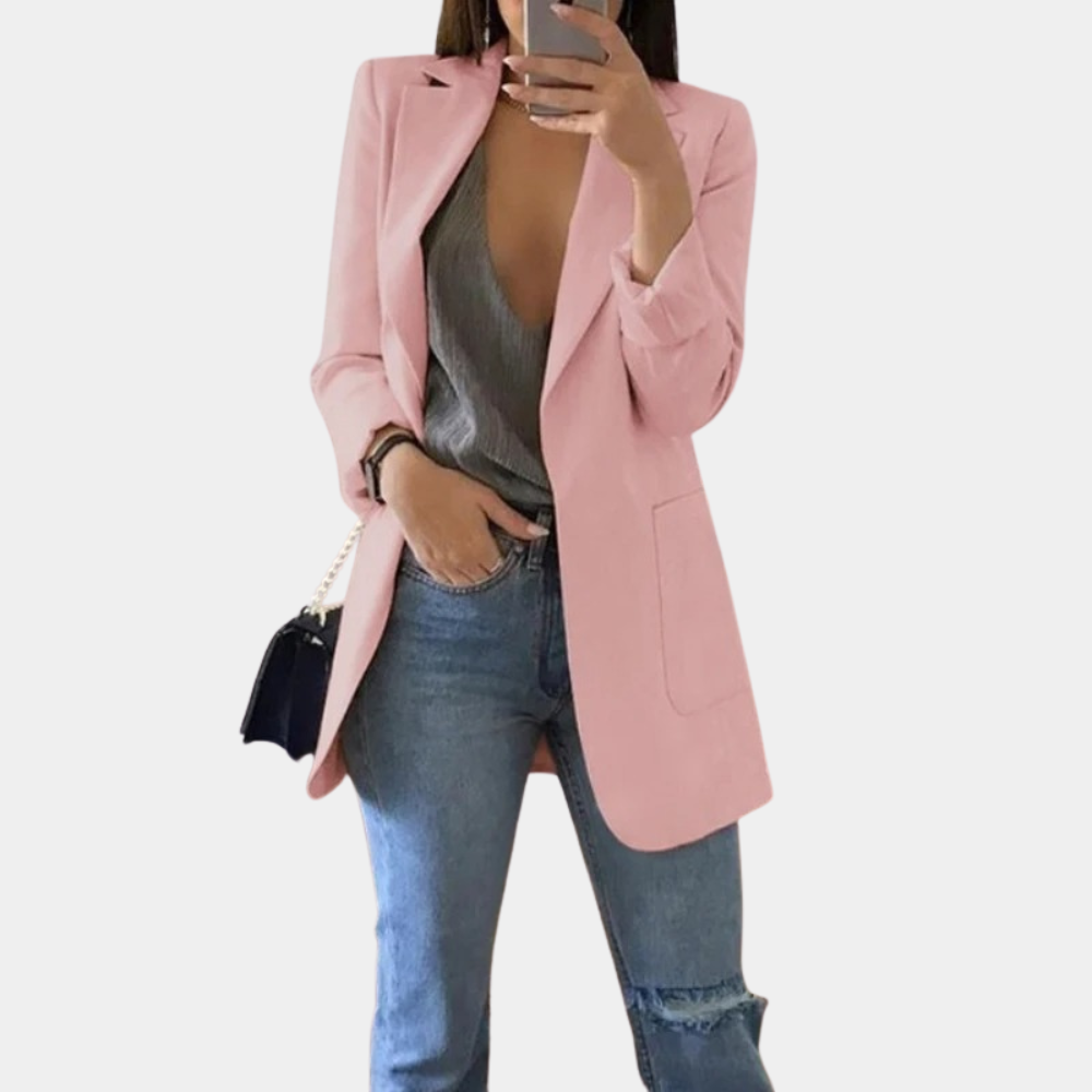 Blazer Lungo Sartoriale Premium da Donna