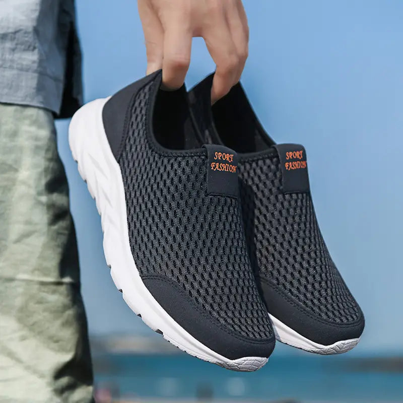 Sneakers Ortopediche da Uomo Senza Lacci - Leggere e Traspiranti
