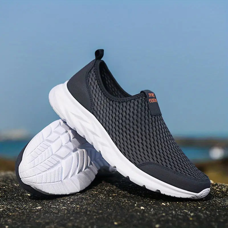 Sneakers Ortopediche da Uomo Senza Lacci - Leggere e Traspiranti