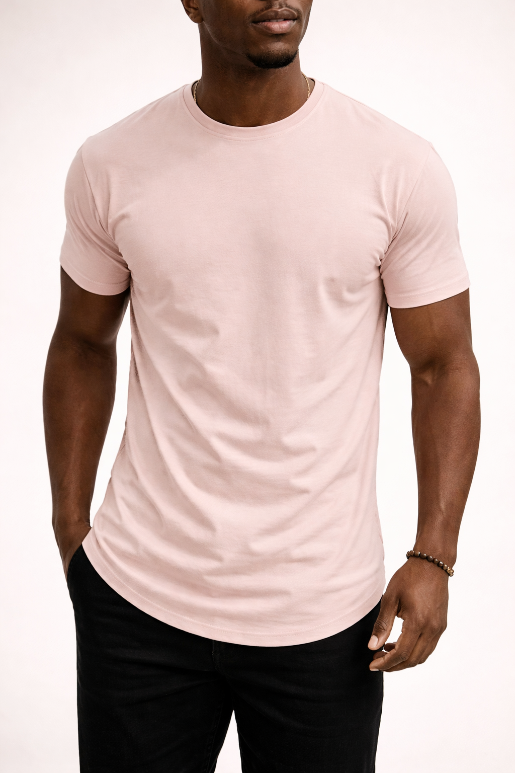 T-shirt da Uomo in Cotone Elasticizzato | Maglietta Slim Fit Traspirante e Leggera per Look Casual e Quotidiano Versatile