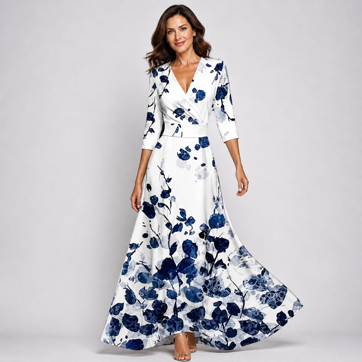 Elegante Abito Floreale