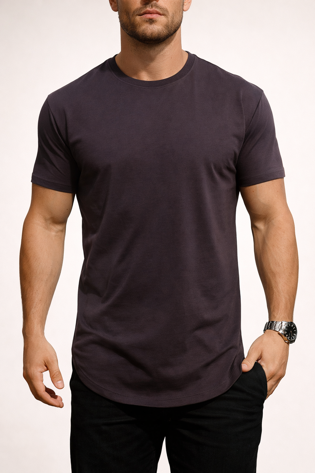 T-shirt da Uomo Essenziale in Misto Cotone – Stile Senza Tempo e Comfort Quotidiano