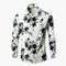 Camicia da uomo a maniche lunghe con motivo floreale