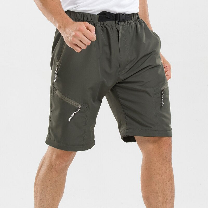 Pantaloni Convertibili da Uomo con Vita Elastica e Cerniere