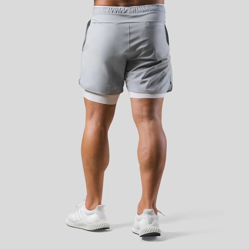 CottonFlex | Men's Gym Shorts – 2-in-1 Design With Compression Liner 5