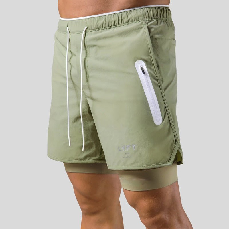 CottonFlex | Men's Gym Shorts – 2-in-1 Design With Compression Liner 9