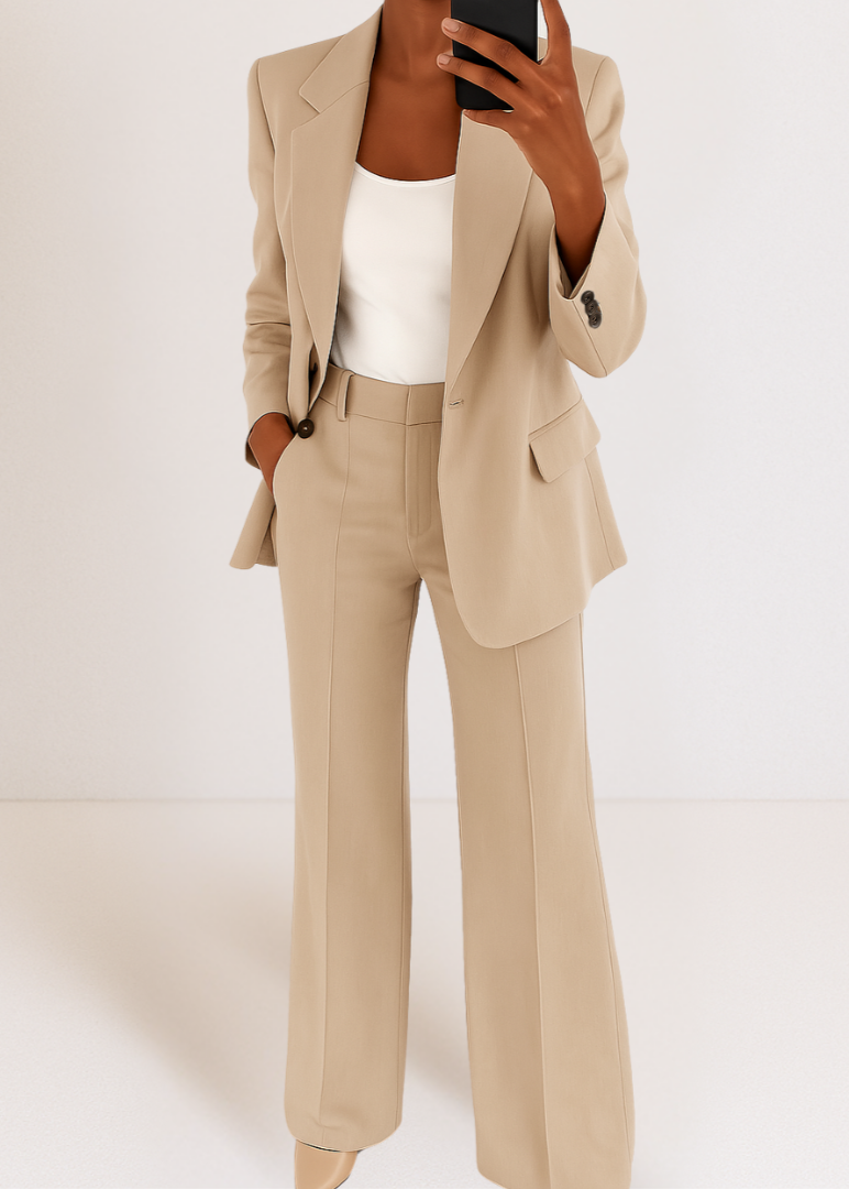 Set Coordinato Blazer Sartoriale e Pantaloni da Donna