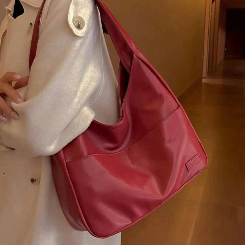 Borsa a spalla donna in pelle sintetica capiente hobo bag casual elegante