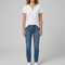 Maglietta donna in cotone scollo a V maniche corte t-shirt casual vestibilità regolare
