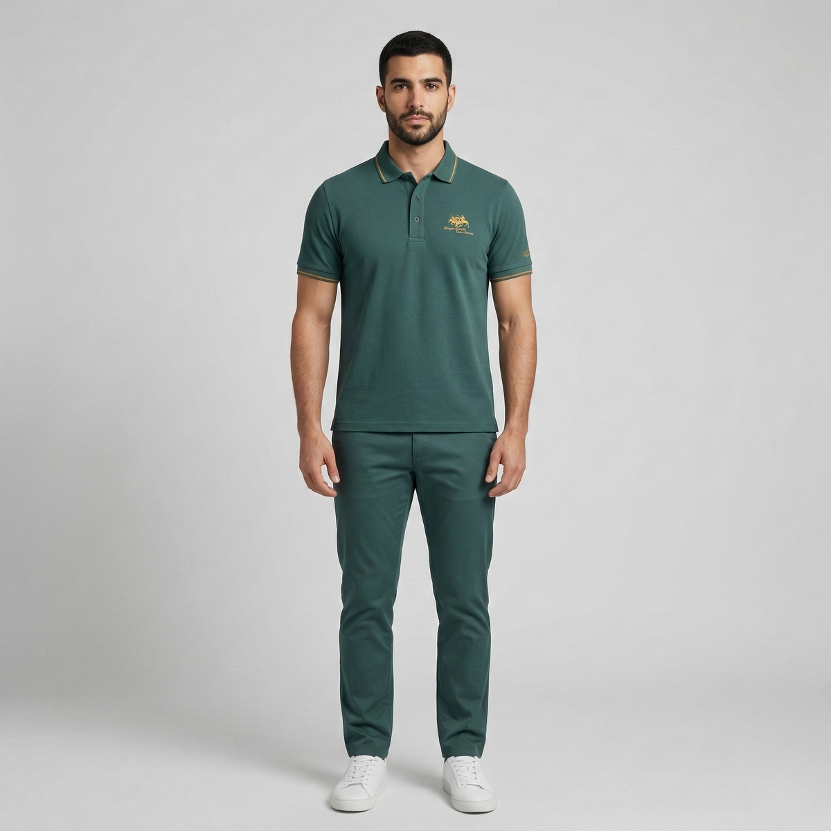 Polo uomo in cotone manica corta con colletto e bottoni maglia polo casual uomo