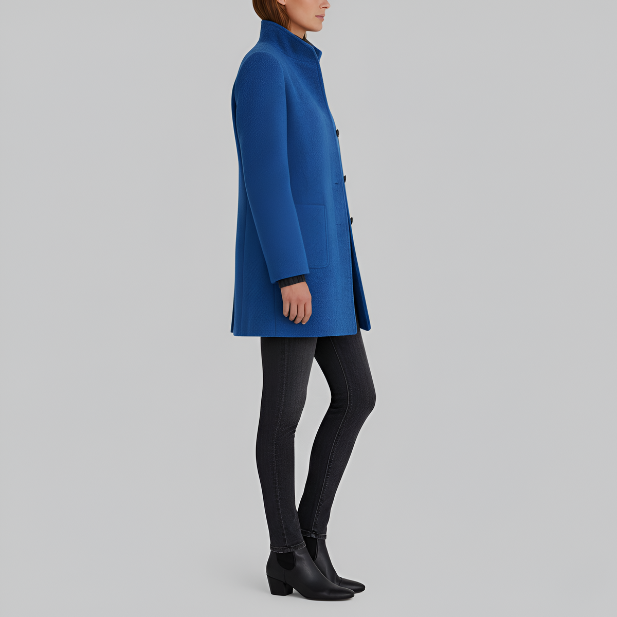 Valerios Fashion cappotto donna in misto lana elegante