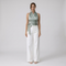 Top Donna Elegante con Scollo Halter e Cintura Camicetta Senza Maniche Slim Fit