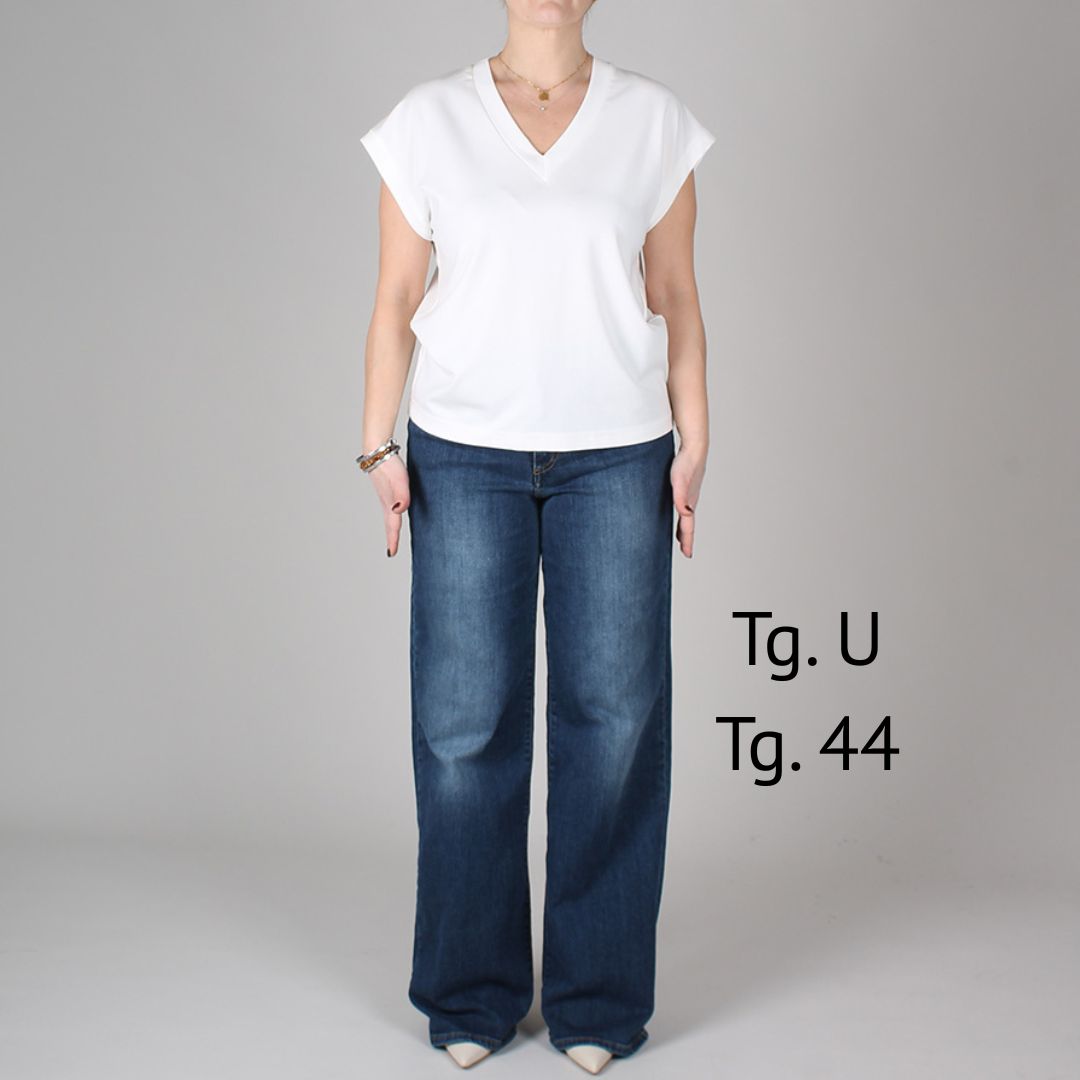 T-shirt Anna con Scollo a V
