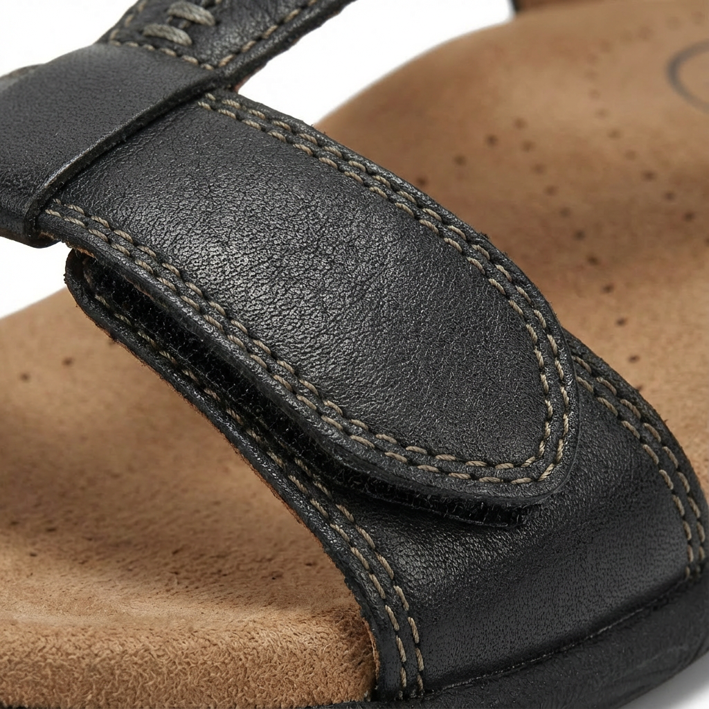 Sandali Comfort da Donna con Design a T e Chiusura Regolabile | Ortopedici