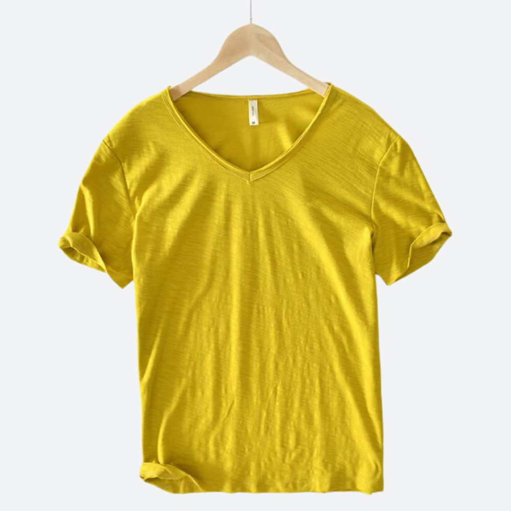 T-shirt Estivo Arioso in Cotone e Lino - Maxx