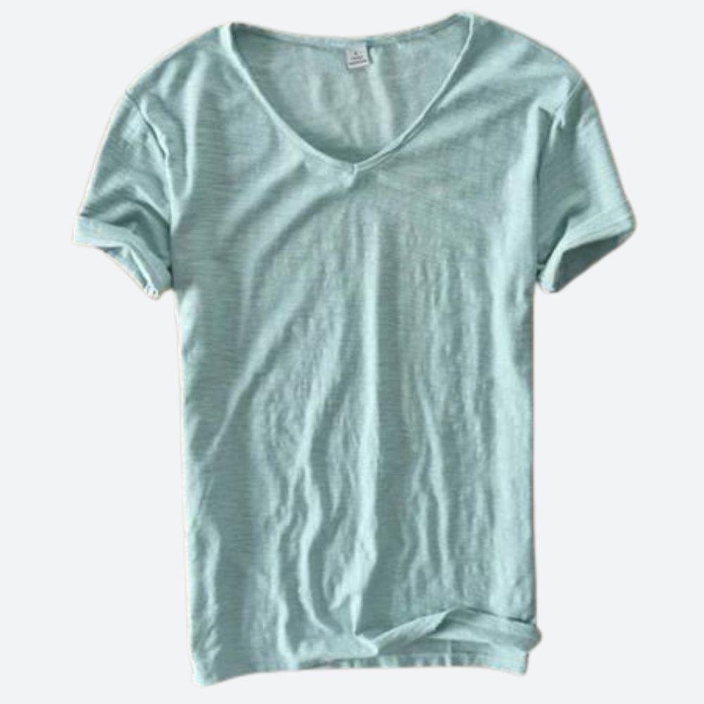 T-shirt Estivo Arioso in Cotone e Lino - Maxx