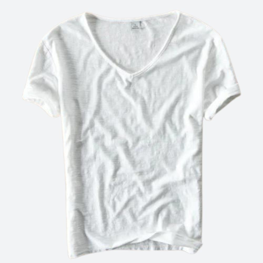 T-shirt Estivo Arioso in Cotone e Lino - Maxx