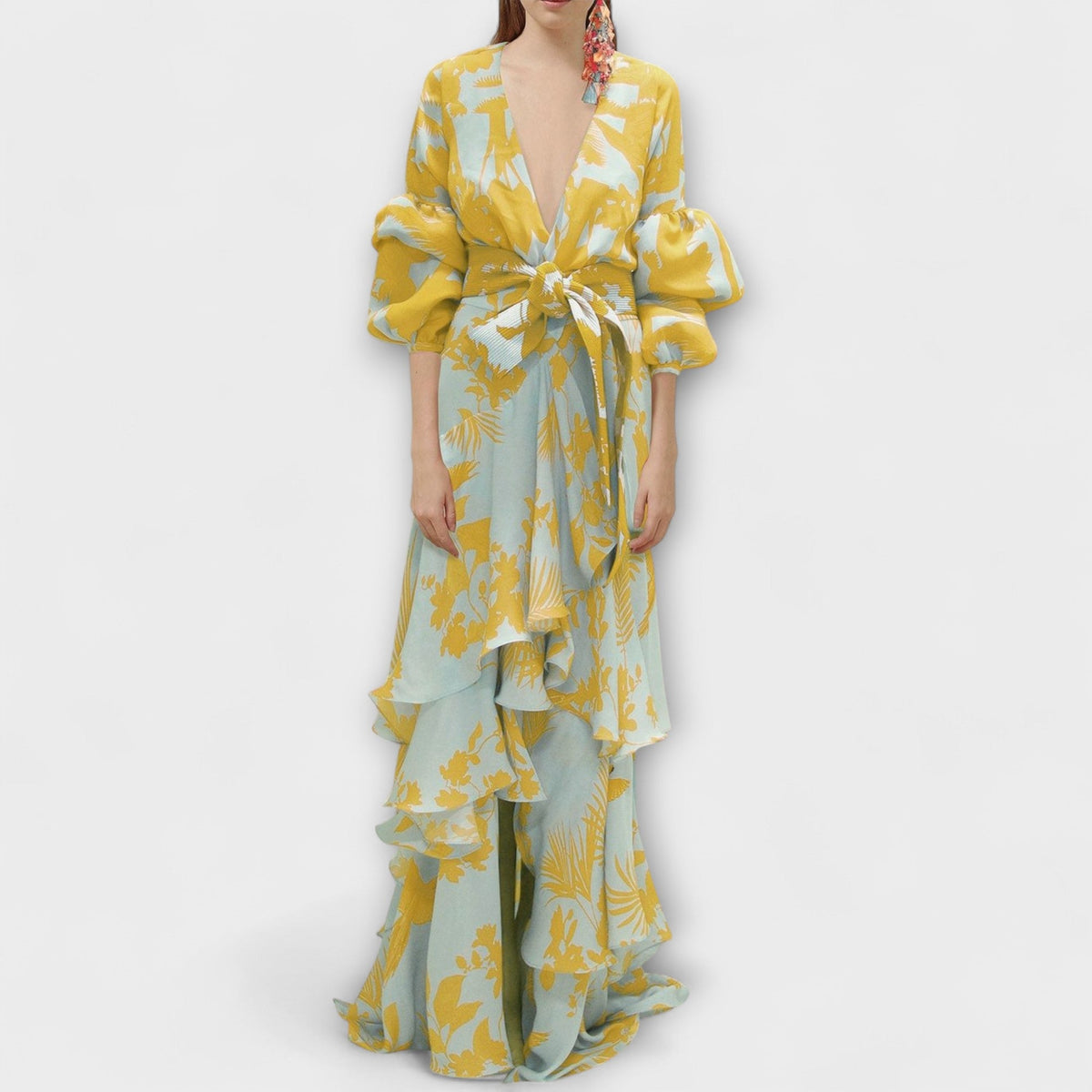 Marie - Abito in Chiffon Fluido per Occasioni Festive