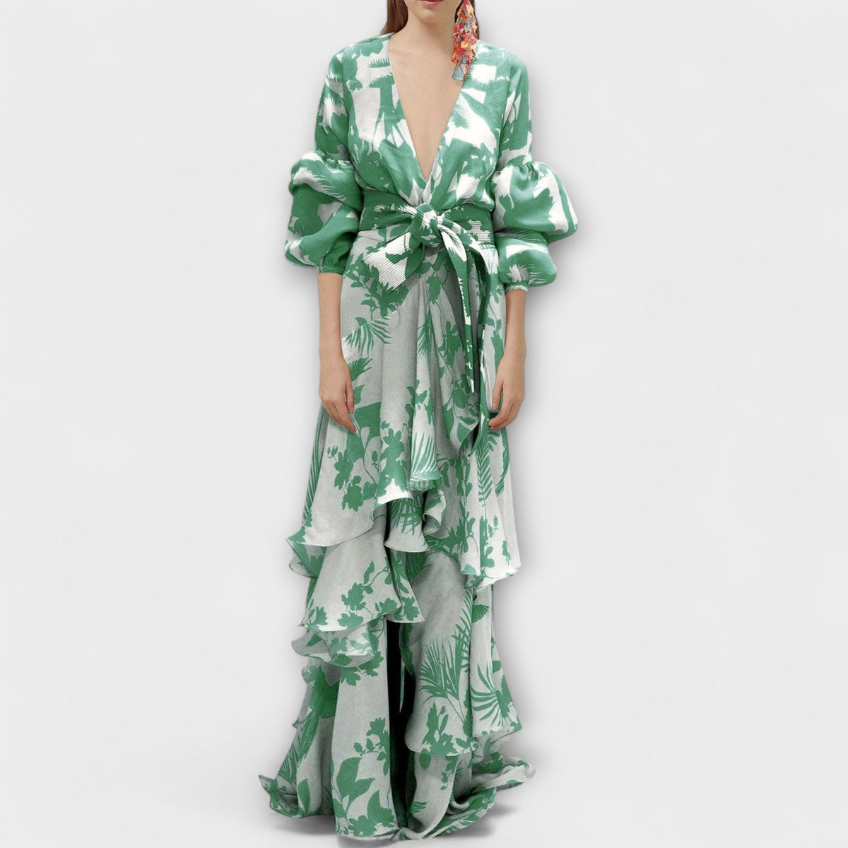 Marie - Abito in Chiffon Fluido per Occasioni Festive