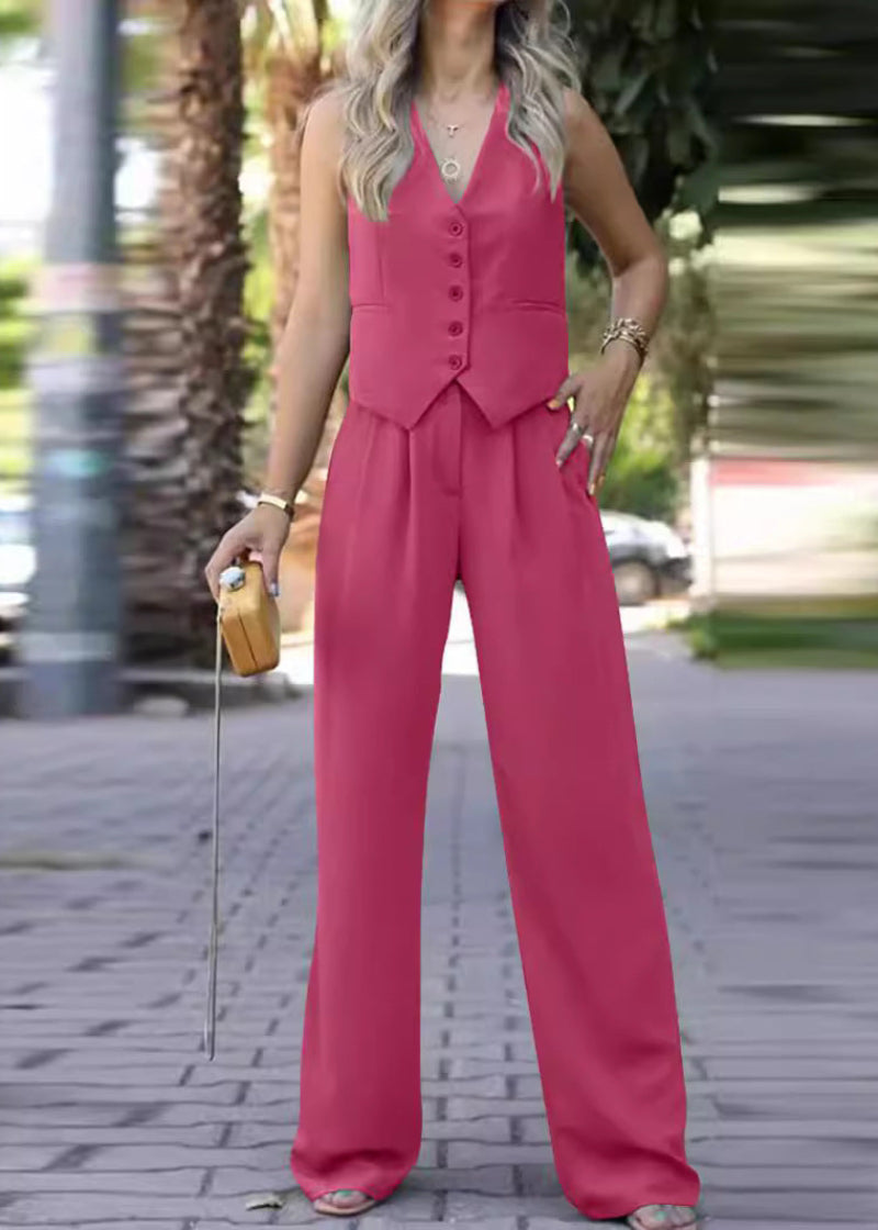 Elegante Set Blazer Senza Maniche da Donna