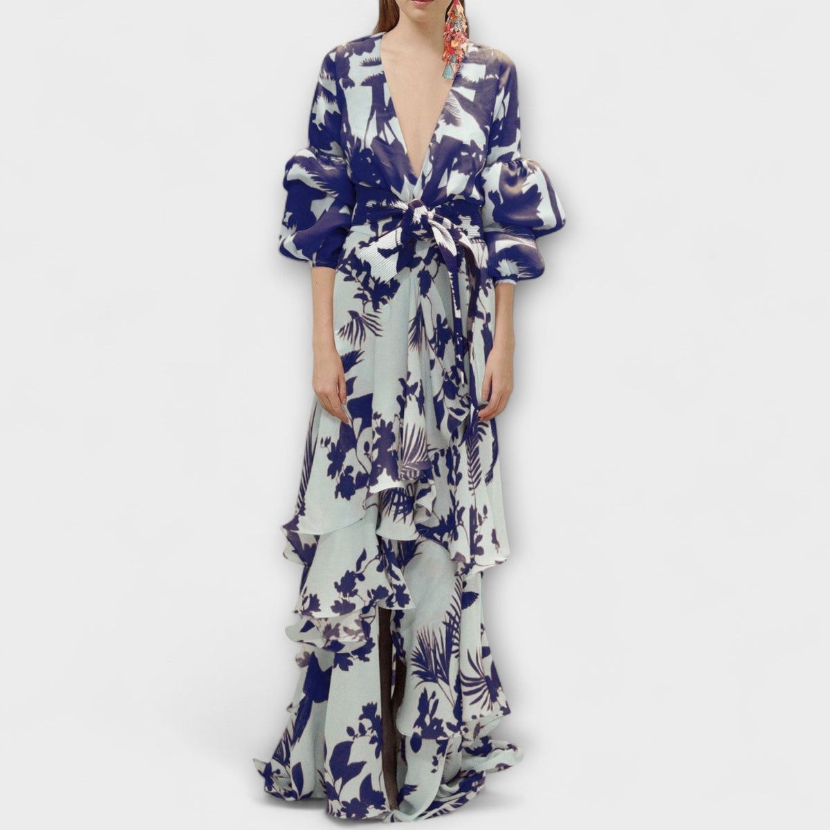 Marie - Abito in Chiffon Fluido per Occasioni Festive
