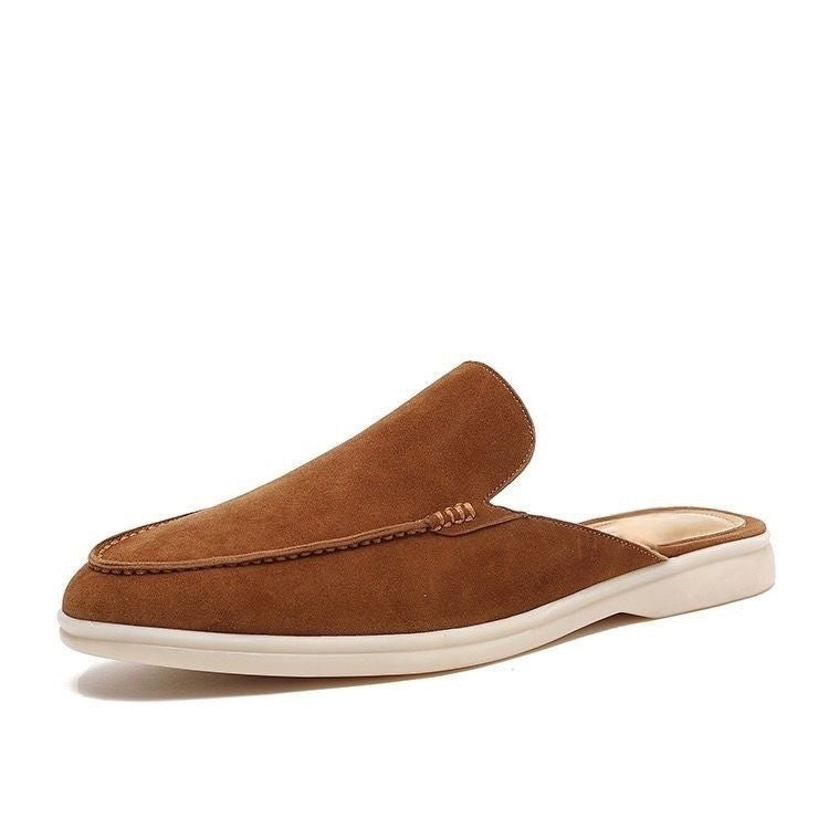 Mocassini Sabot da Uomo Scamosciati Slip-On Estivi