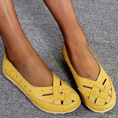 Orthopaedic Loafers Made from Breathable Leather