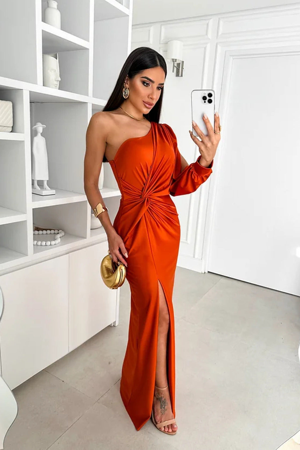 Adah - Vestito Maxi Lungo Elegante da Donna con Stile