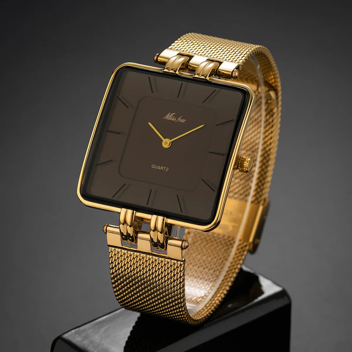 Astor Square Watch - Redwood Main