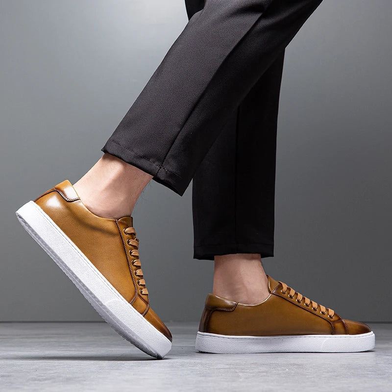 David™ - Læder Sneakers til Mænd