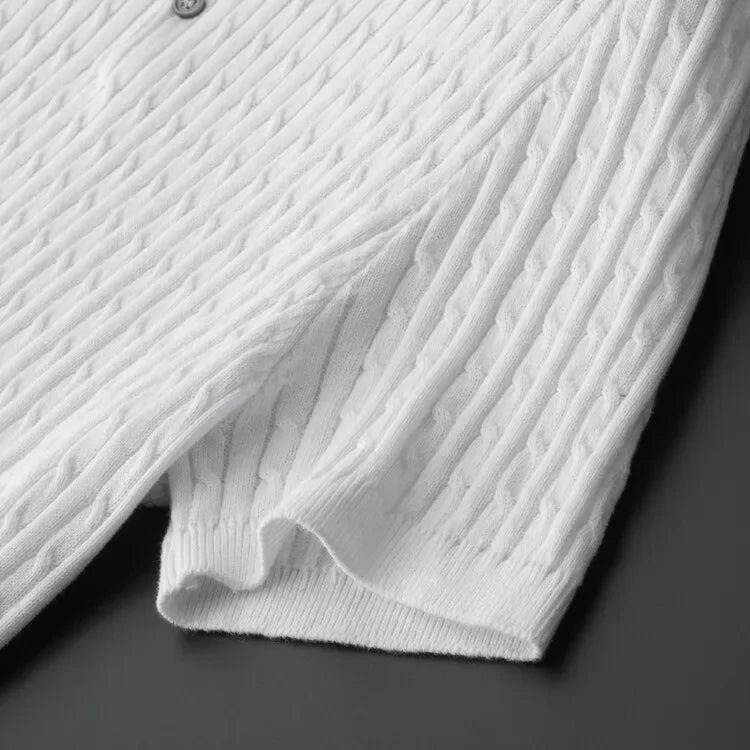 Loric Cotton Polo - Redwood Main