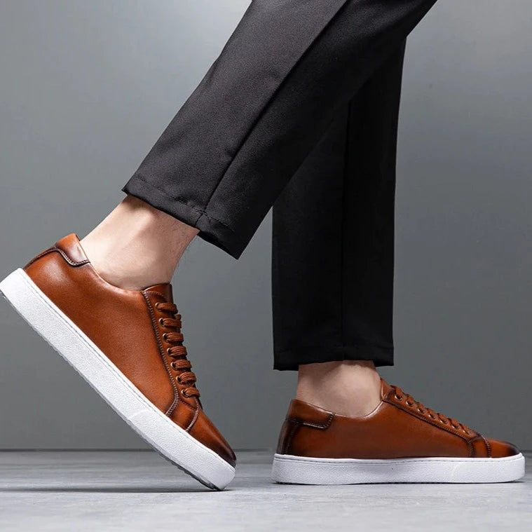David™ - Læder Sneakers til Mænd