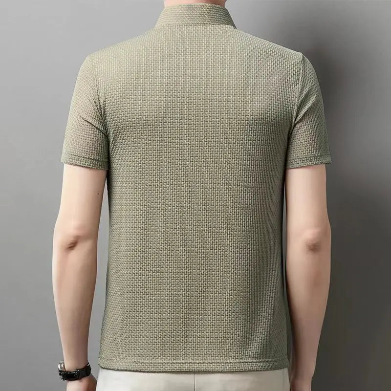 Polo Stanley in Maglia Waffle