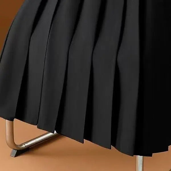 Gonna midi plissettata con cintura da donna - elegante e versatile