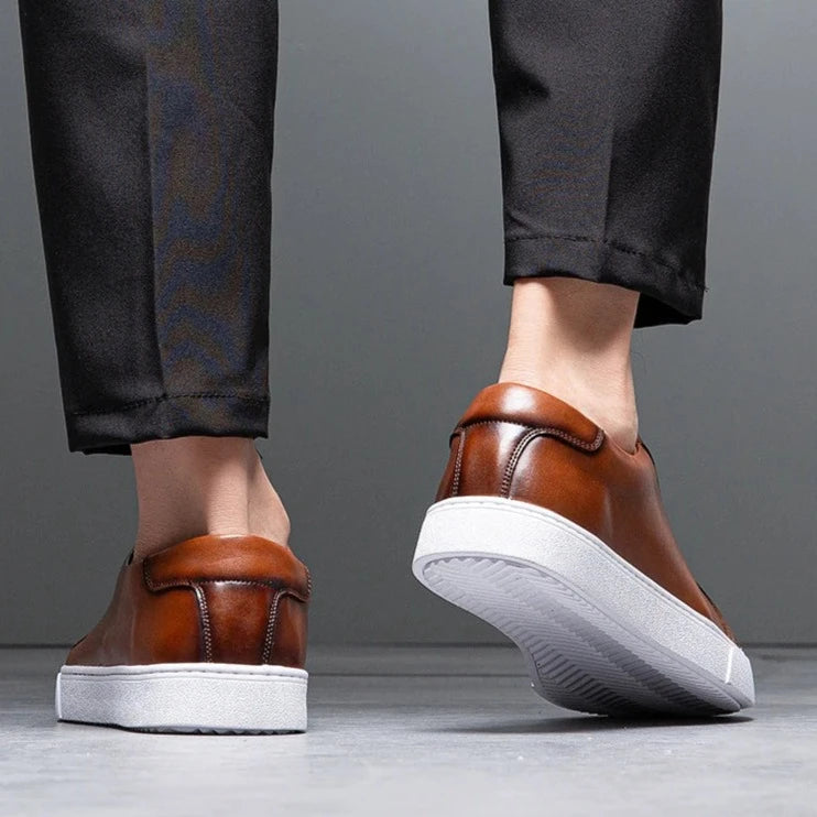 David™ - Læder Sneakers til Mænd