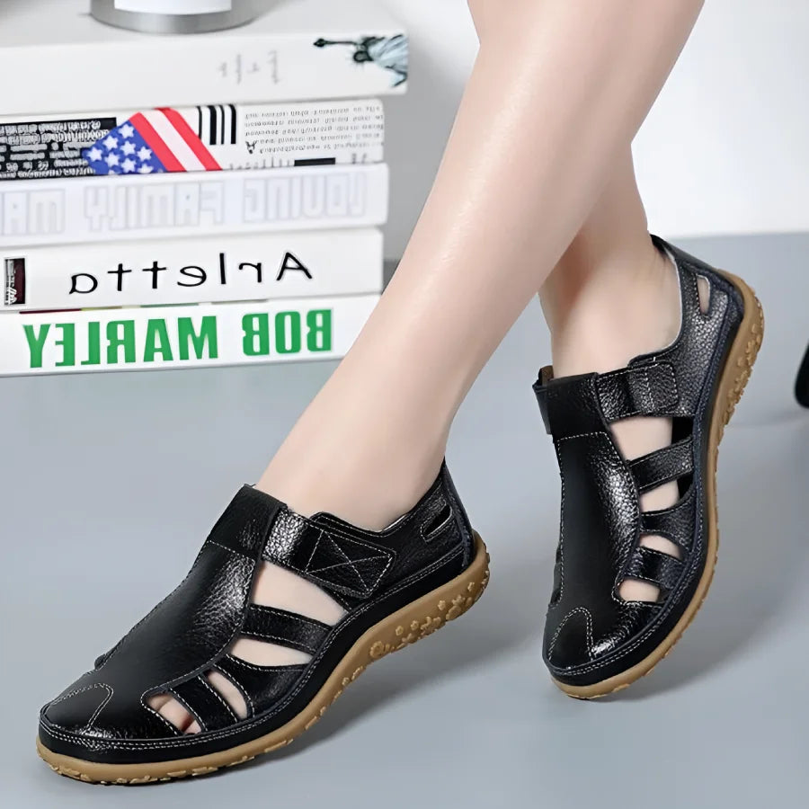 Sandali vintage in vera pelle