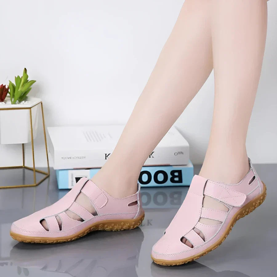 Sandali vintage in vera pelle