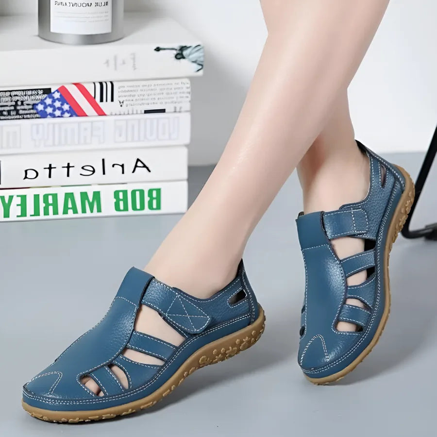Sandali vintage in vera pelle